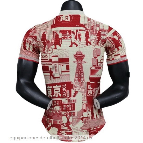 Nuevo Tailandia Especial Jugadores Camiseta Japon 2023 Amarillo Rojo Baratas